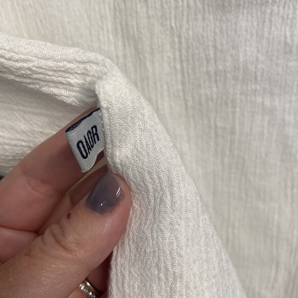 Oak & Acorn Seed Tunic - Selenite size small (b28.15) - Picture 9 of 12